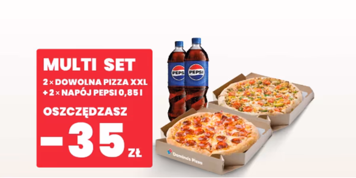 Domino's Pizza: -35 zł na Multi Set