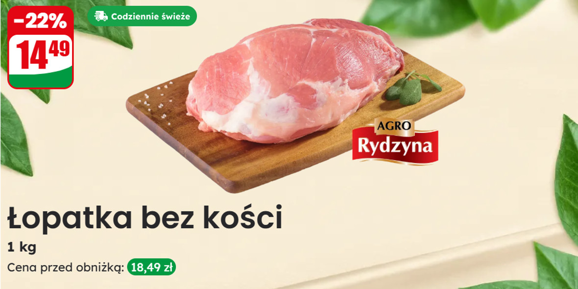 Dino: -22% na łopatkę bez kości 09.06.2025