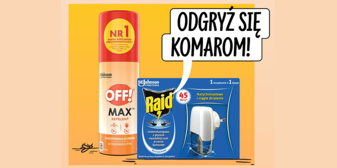 Loterie i Konkursy:  Konkurs OFF! i Raid – Odgryź się komarom 30.05.2025