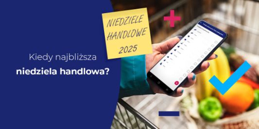 Goodie:  Niedziele handlowe w 2025 r. 09.01.2025