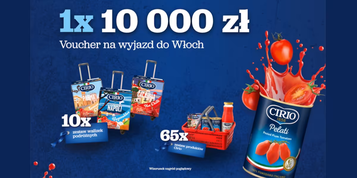 Loterie i Konkursy: Konkurs Cirio – 65 dni dookoła Włoch