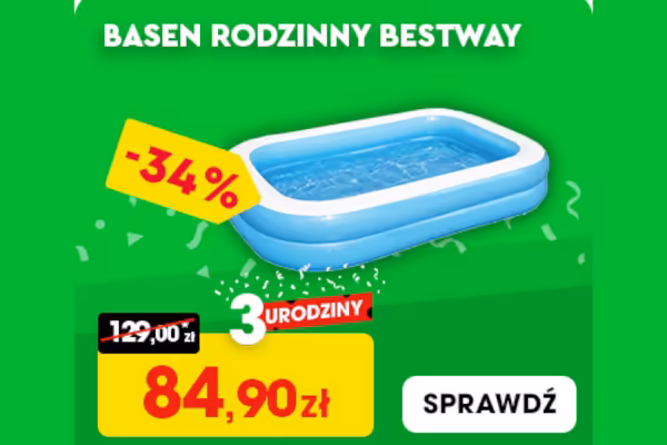 : -34% na basen rodzinny Bestway