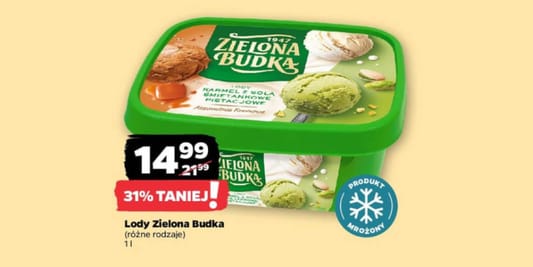 Netto: -31% na lody Zielona Budka 03.06.2025