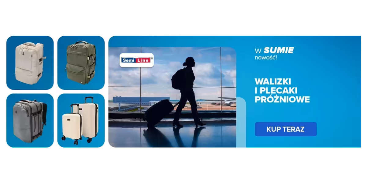 Carrefour: Walizki i plecaki w Carrefour
