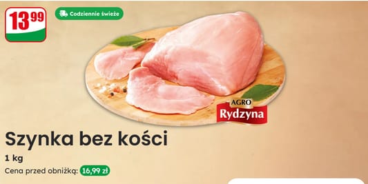 Dino: 13,99 zł/kg za szynkę bez kości 19.01.2026