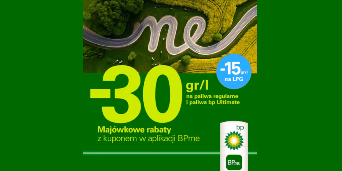 BP p.l.c.: -30 gr/l na paliwa regularne i Ultimate i -15gr/l na LPG