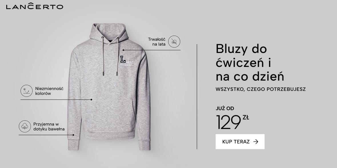 Lancerto: Do -75% na bluzy do ćwiczeń