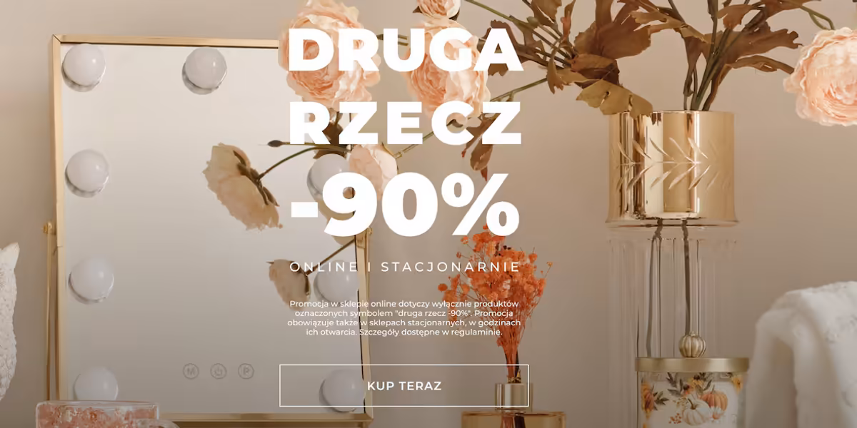 home&you: -90% na drugą rzecz w home&you