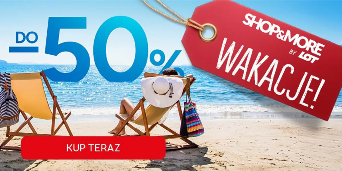 LOT Polish Airlines: Do -50% w SHOP&MORE by LOT