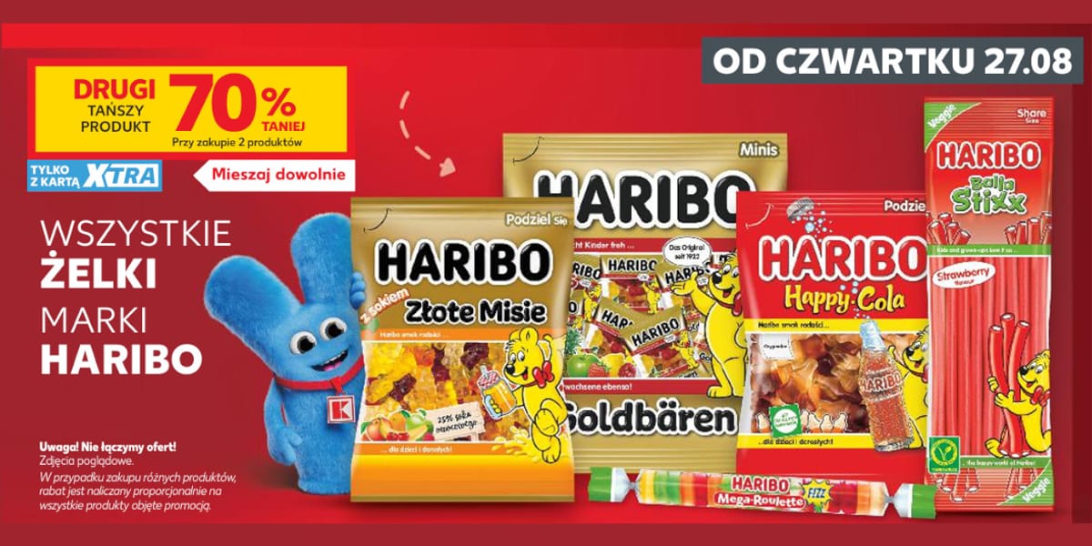 Kaufland: -70% na wszystkie żelki Haribo