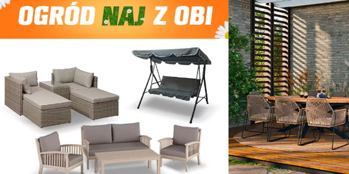 OBI: -20% na meble ogrodowe 28.05.2025
