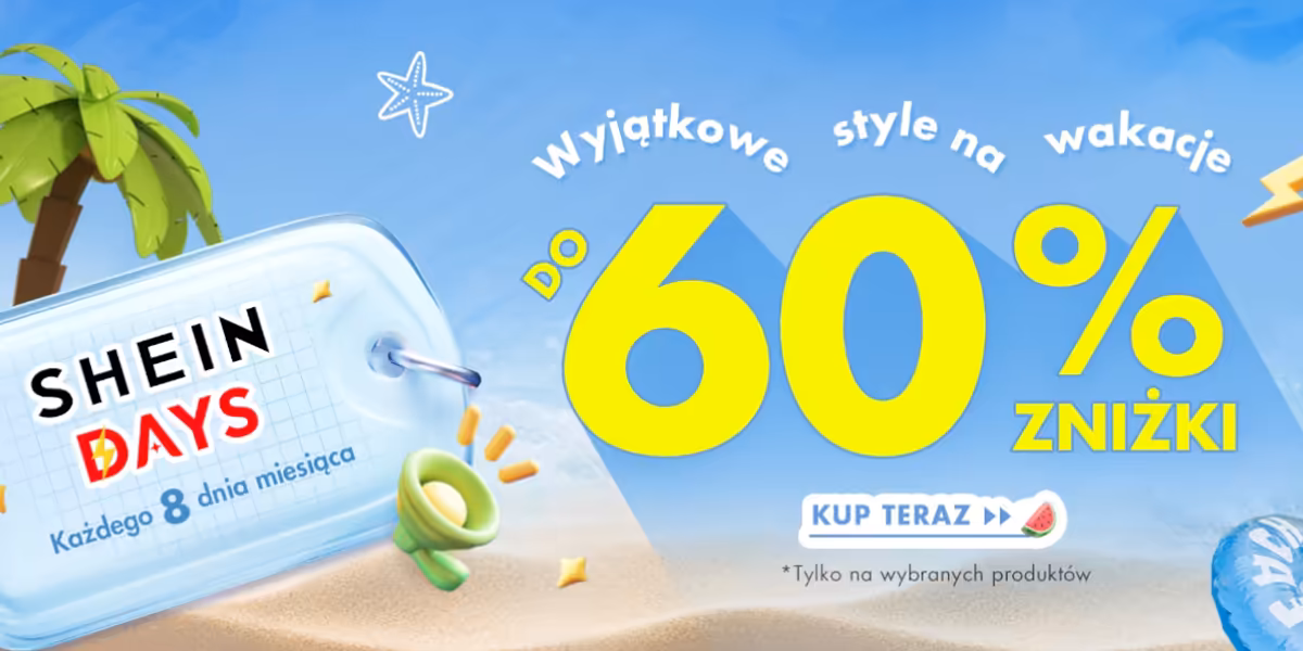 SHEIN: Do -60% na Shein Days