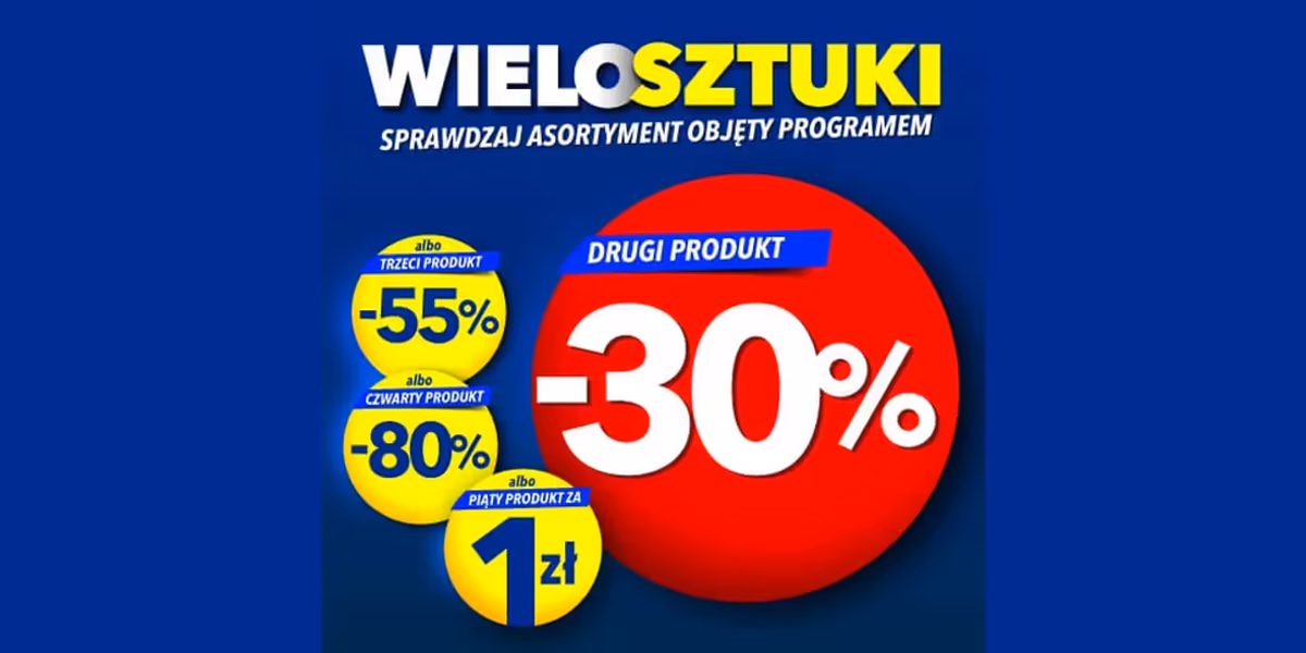 RTV EURO AGD: Do -80% lub  5. produkt za 1 zł