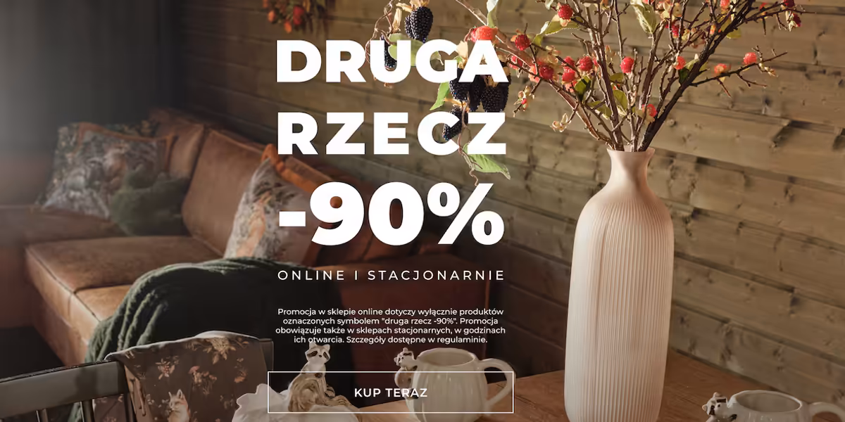 home&you: -90% na drugą rzecz w home&you