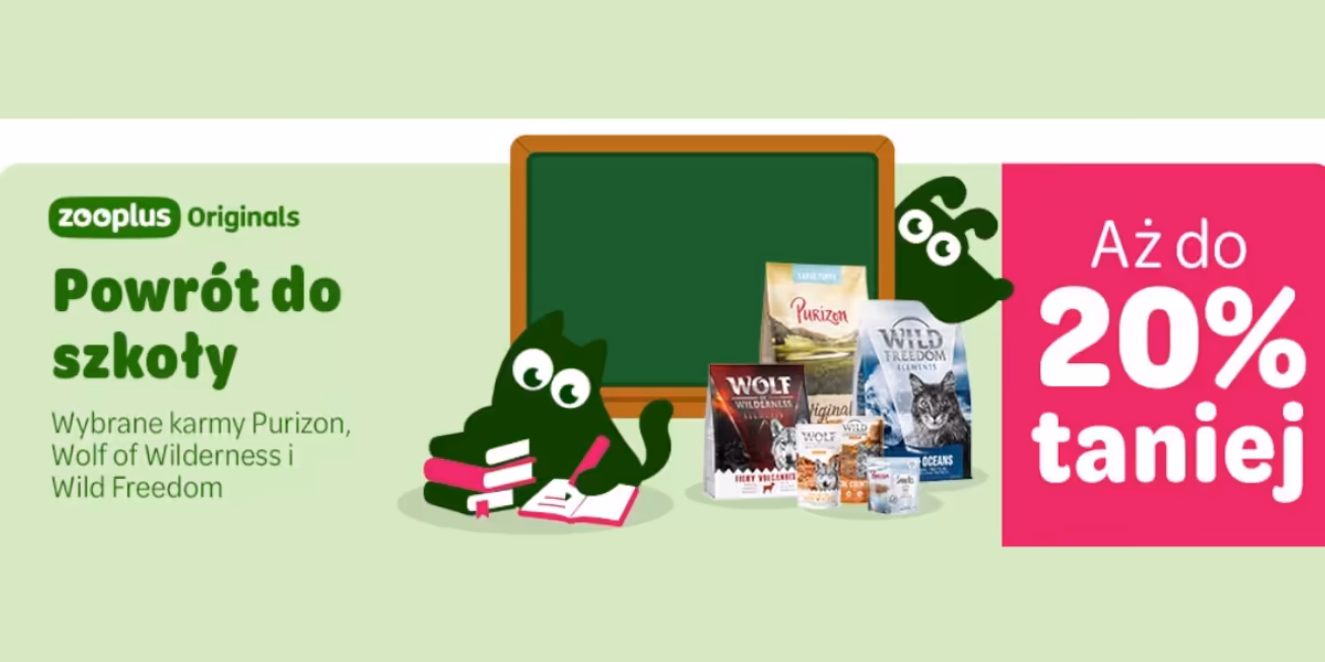 zooplus: Do -20% na powrót do szkoły