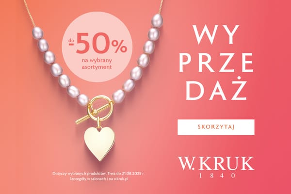 : Do -50% na wyprzedaży w W. KRUK