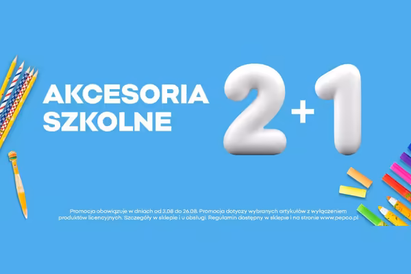 Pepco: 2 + 1 na akcesoria szkolne