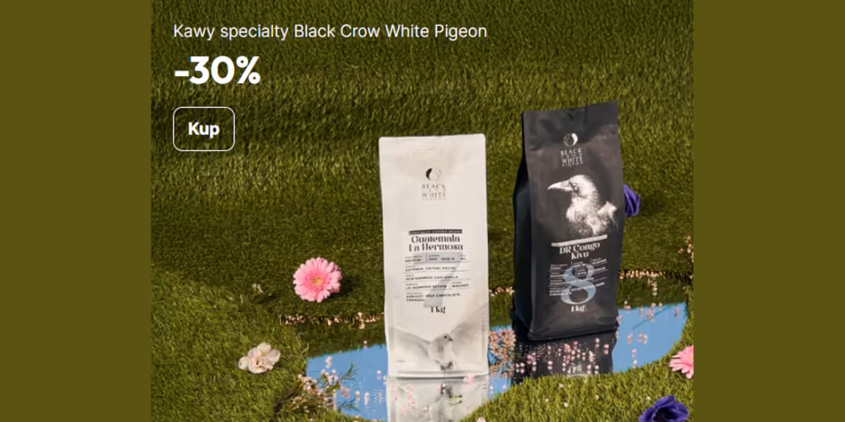 Przyjacielekawy.pl: -30% na kawy specialty Black Crow White Pigeon