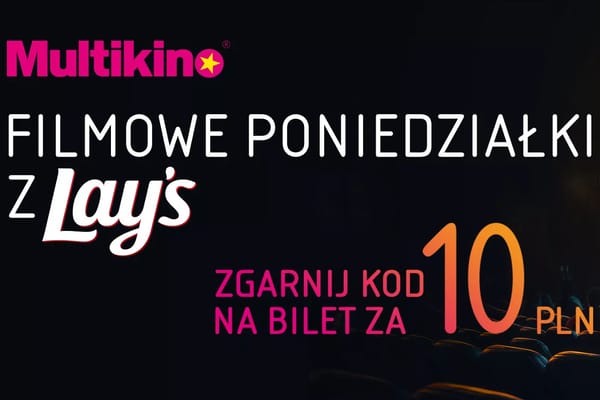 : 10 zł za bilet na poniedziałkowy seans