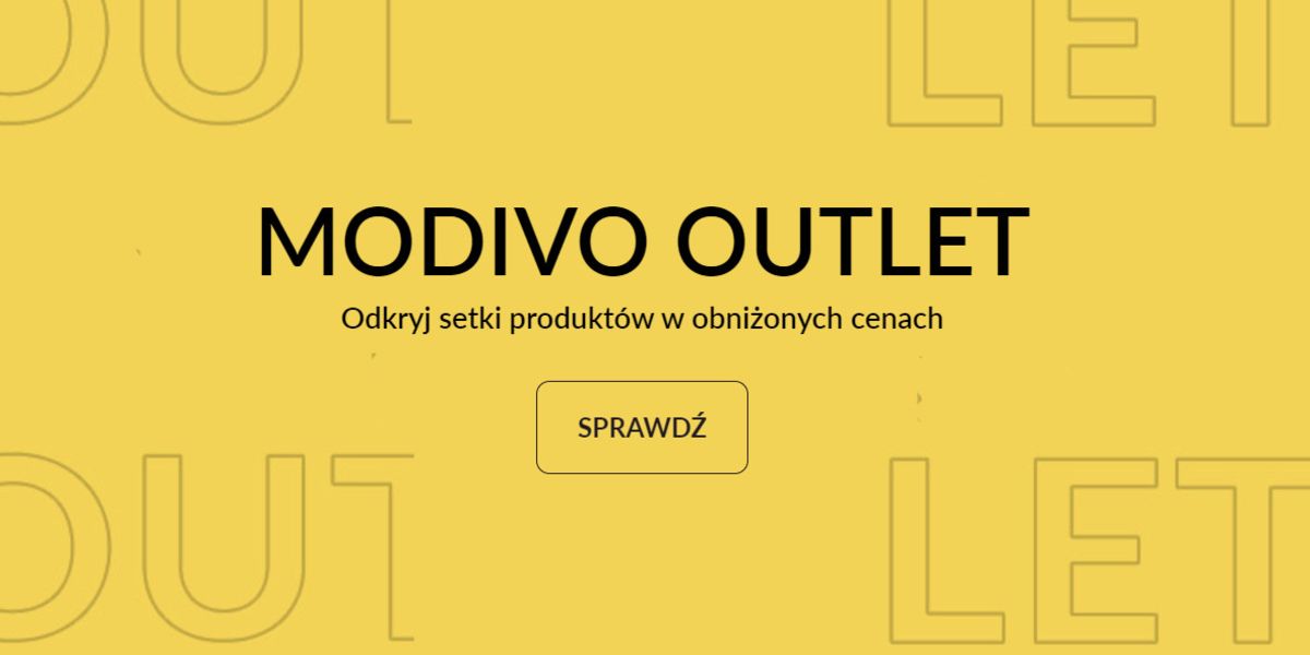 Modivo: Do -50% w Modivo Outlet