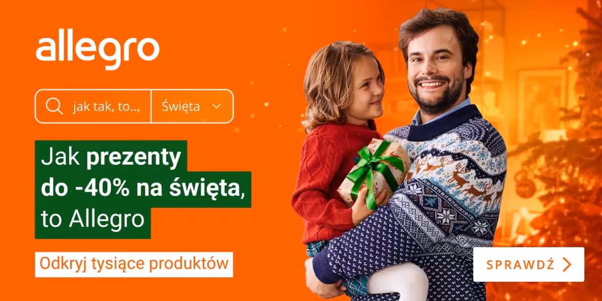 Allegro: Do -40% na świąteczne prezenty