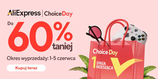 AliExpress: KOD rabatowy Do -40$ i zniżki do -60% 02.06.2025