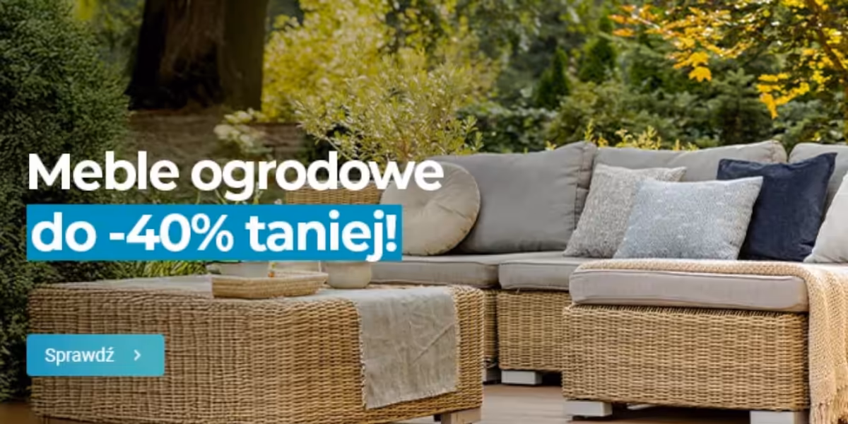ERLI.pl: Do -40% na meble ogrodowe