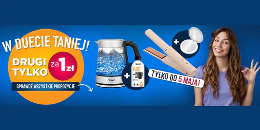 RTV EURO AGD: 1 zł za drugi produkt w zestawie 14.04.2025