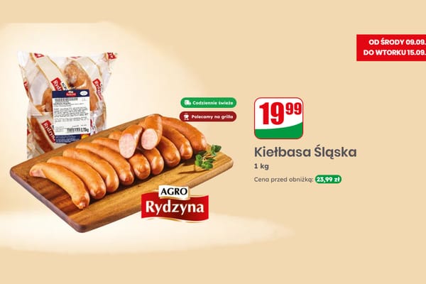 Dino: 19,99 zł/kg za Kiełbasę Śląską