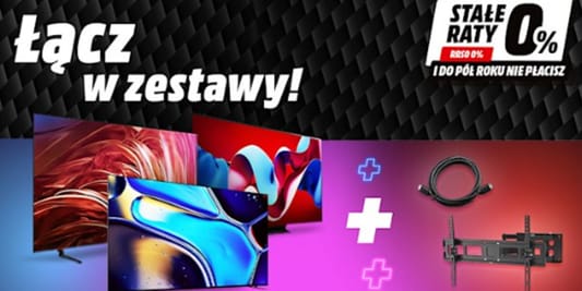 Media Markt: Do-15% na telewizor + akcesorium 05.06.2025