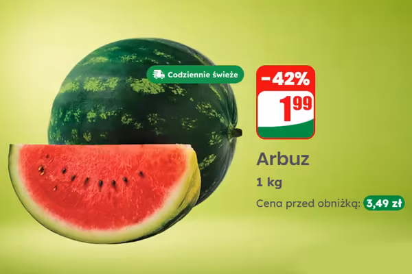 Dino: -42% na arbuzy