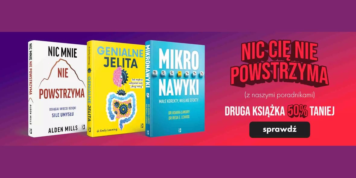 TaniaKsiazka.pl: -50% na drugą książkę