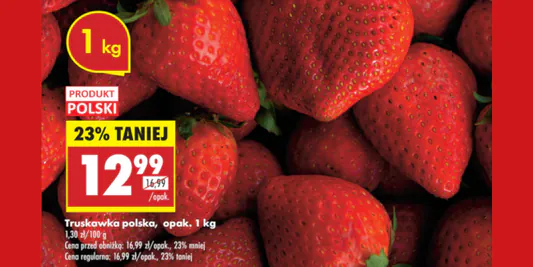 Biedronka: -23% na polską truskawkę 05.06.2025