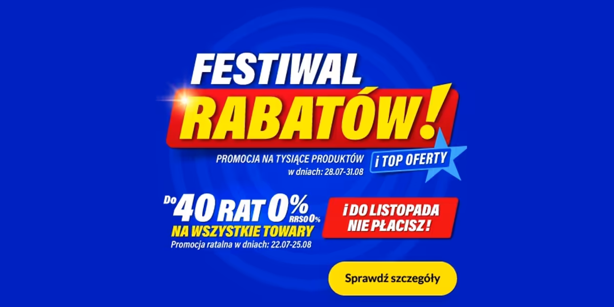 RTV EURO AGD: Festiwal Rabatów