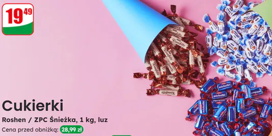 Dino: 19,49 zł/kg za cukierki na wagę 26.05.2025