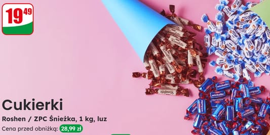 Dino: 19,49 zł/kg za cukierki na wagę 26.05.2025