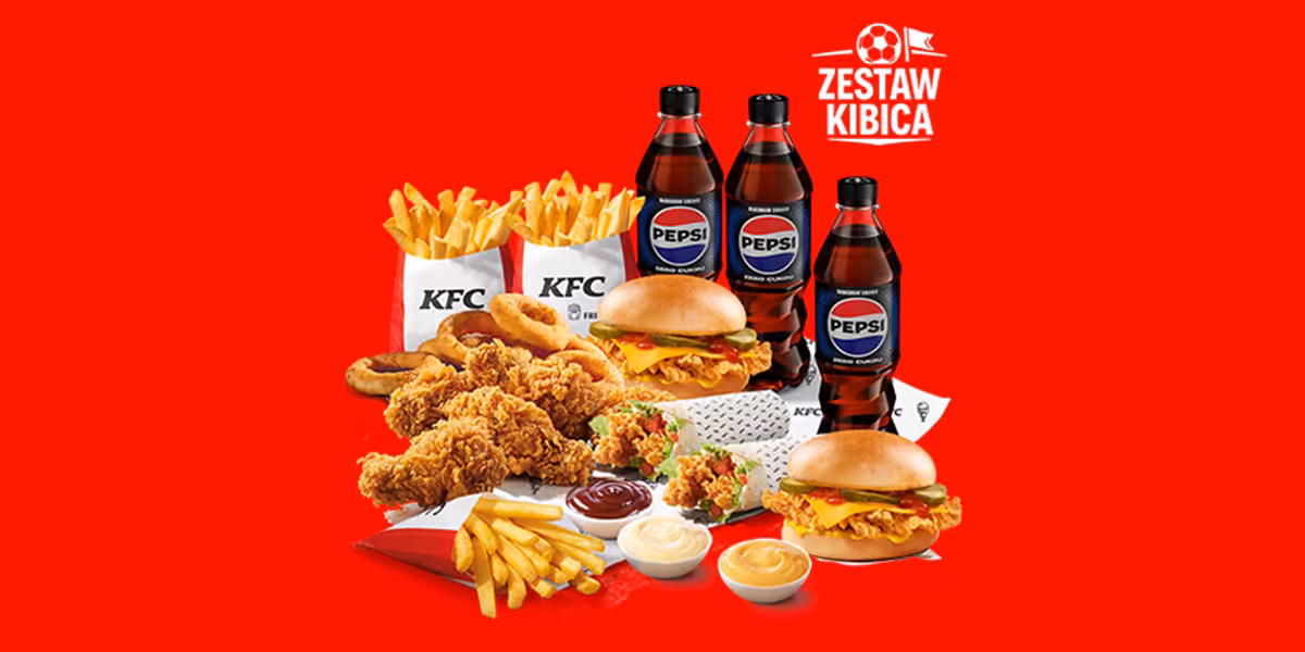 KFC: 69,99 zł za Zestaw Kibica XL