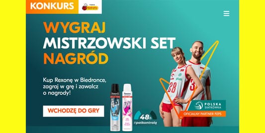 Biedronka: KONKURS Rexona Biedronka 08.09.2026