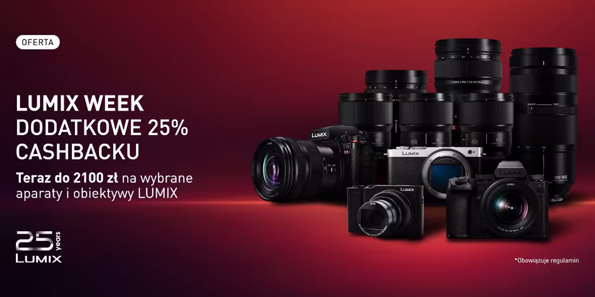 FotoForma: Lumix Week zyskaj dodatkowe 25%