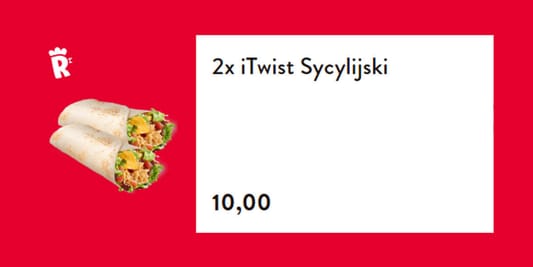 KFC: 10 zł za  2x iTwist Sycylijski 24.10.2025