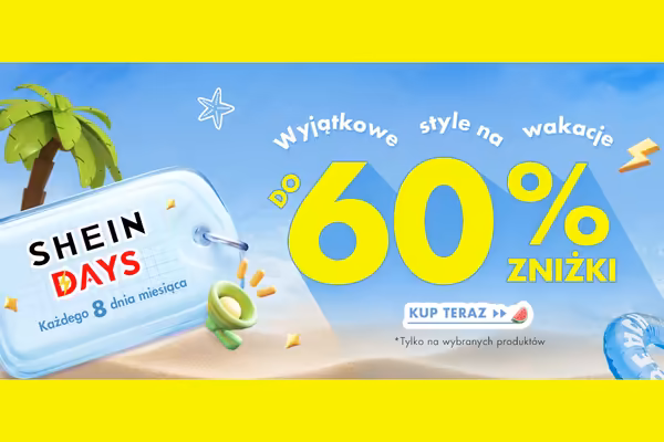 : Do -60% na Shein Days