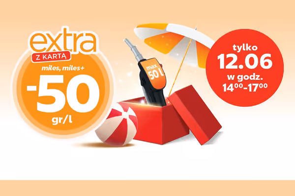 : -50 gr/l na paliwa miles i miles+