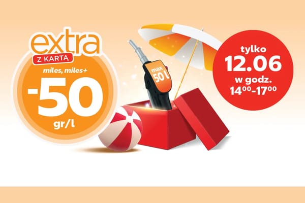 : -50 gr/l na paliwa miles i miles+