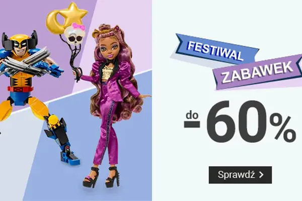 : Do -60% na zabawki