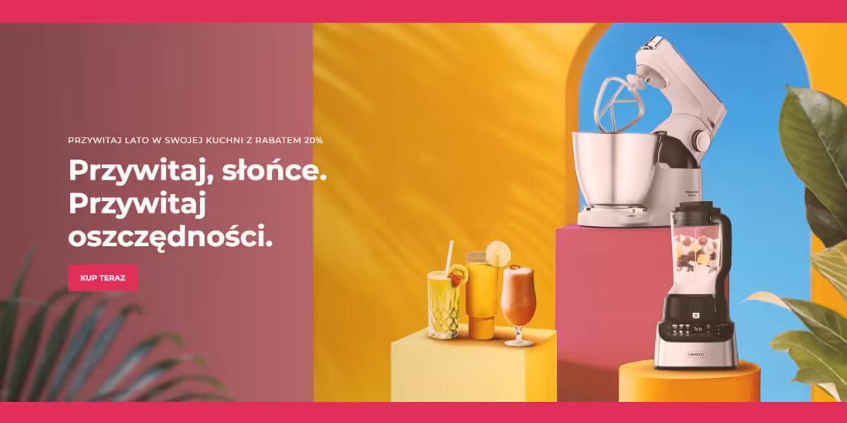 Kenwood: KOD rabatowy -20% na wybrane urządzenia