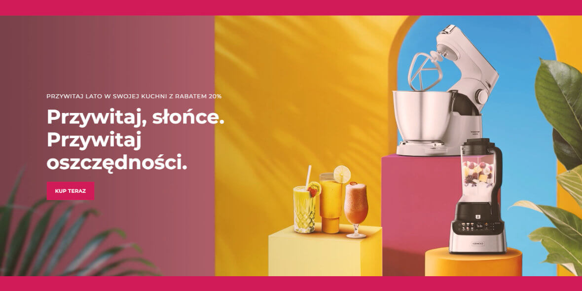 Kenwood: KOD rabatowy -20% na wybrane urządzenia