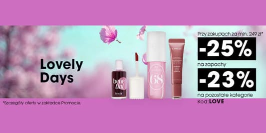 Sephora: KOD rabatowy Do -25% na wybrane produkty 20.05.2025