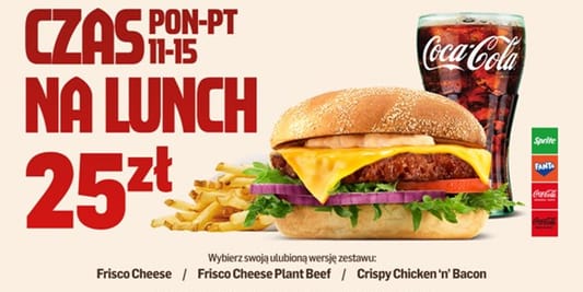 MAX Premium Burgers: 25 zł za zestaw lunchowy 20.05.2025