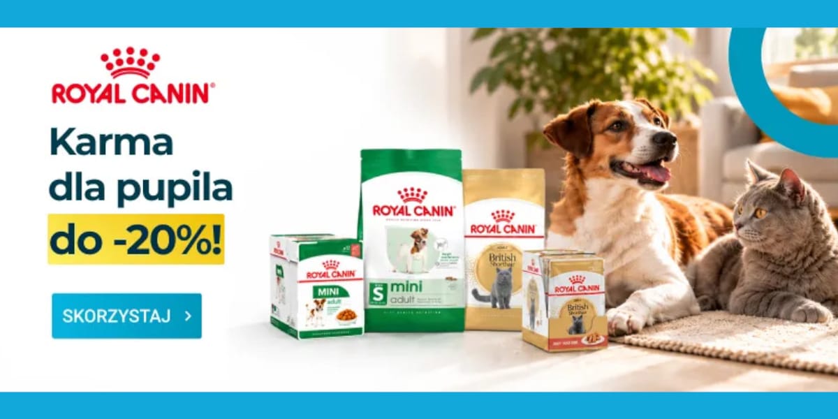 ERLI.pl: Do -20% na karmę Royal Canin