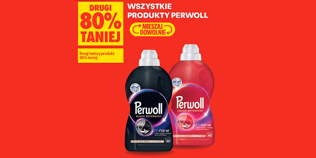 Biedronka: -80% na wszystkie produkty marki Perwoll